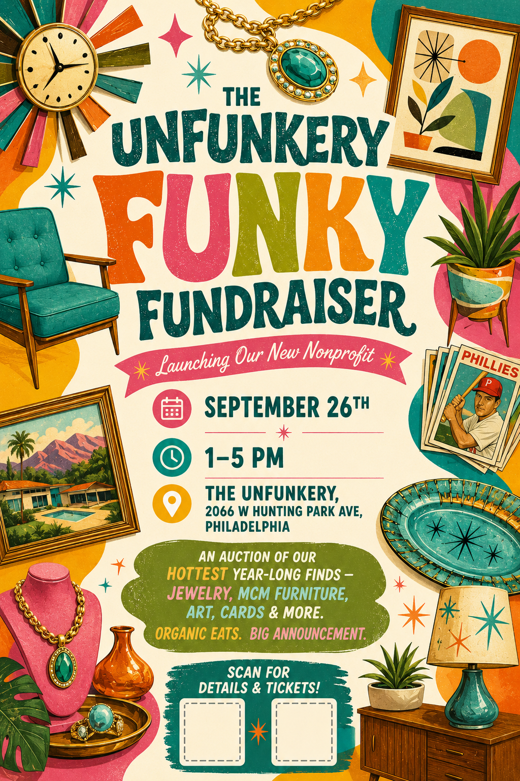 The Unfunkery Funky Fundraiser poster