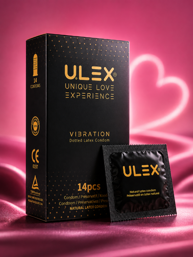 ULEX Vibration Dotted — préservatif Dotted ULEX® 14 pièces