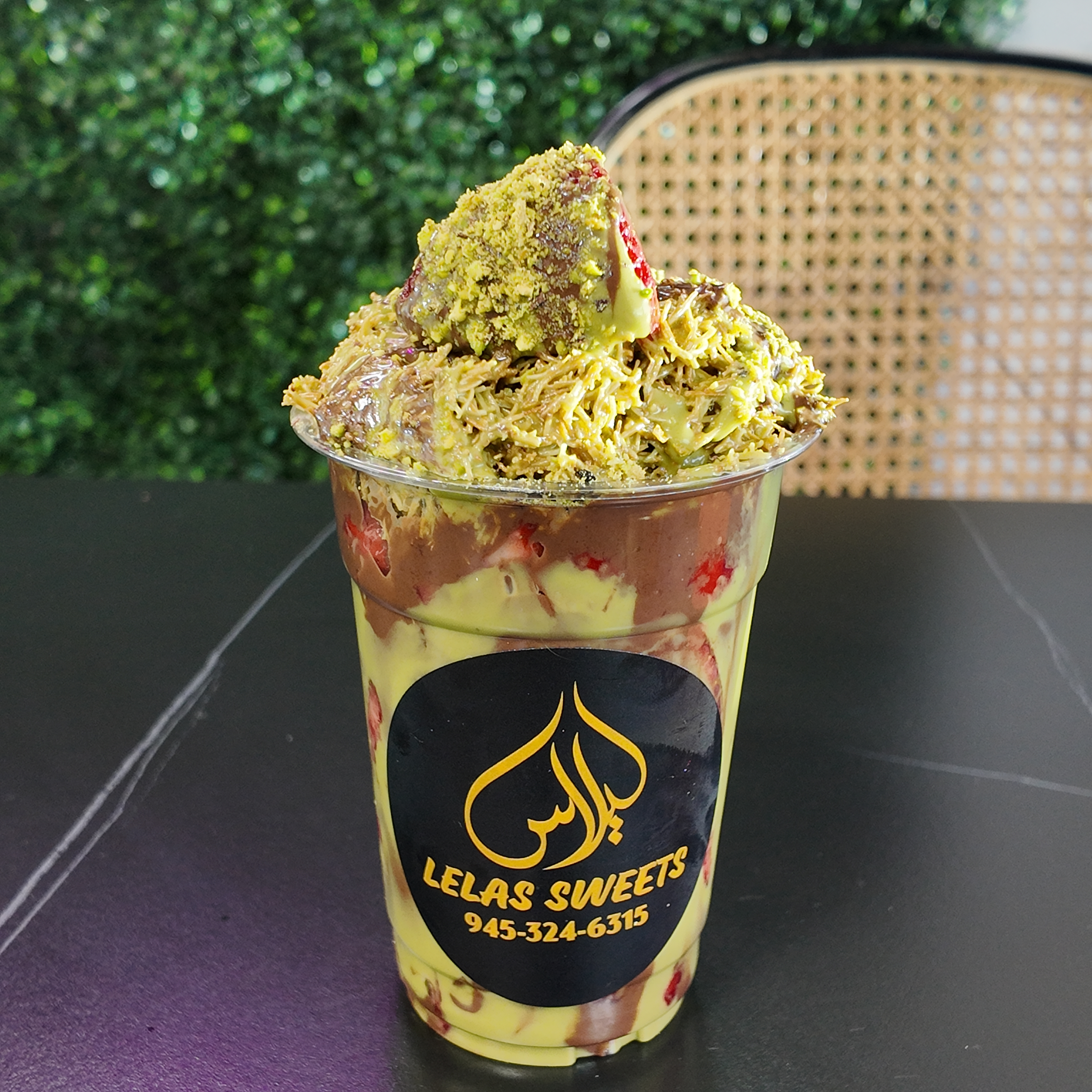 Dubai Chocolate Strawberry Cup