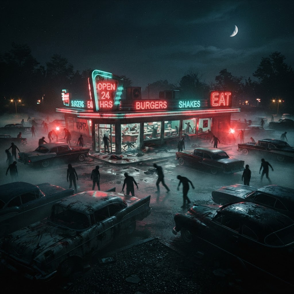 Mel's Die-In: Zombies scare zone at Halloween Horror Nights 35