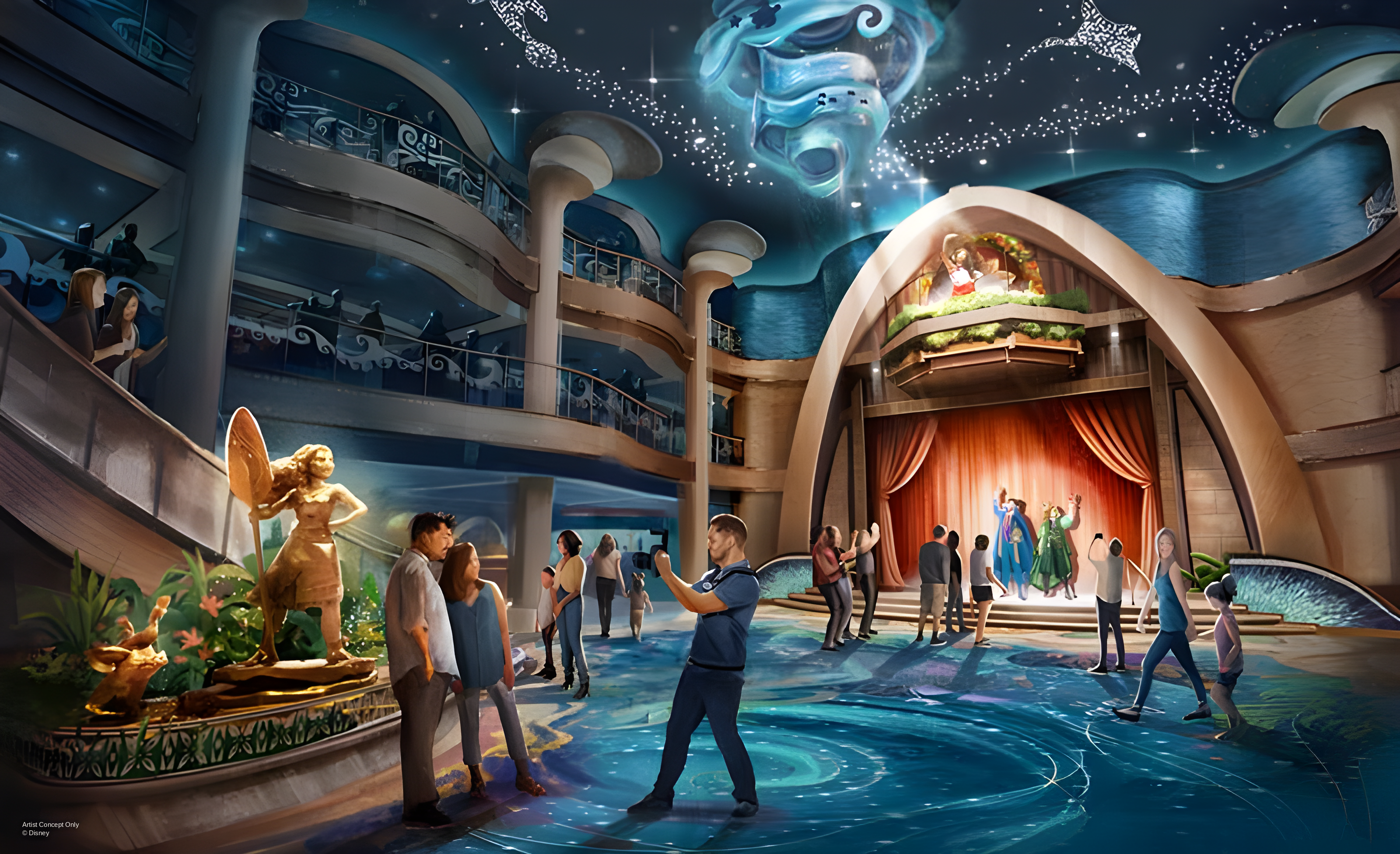 Disney Believe Grand Hall featuring Moana