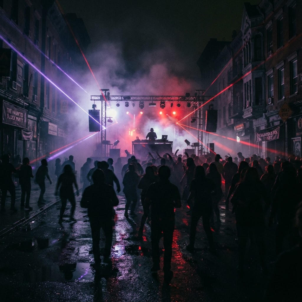 Club Horror scare zone at Halloween Horror Nights 35