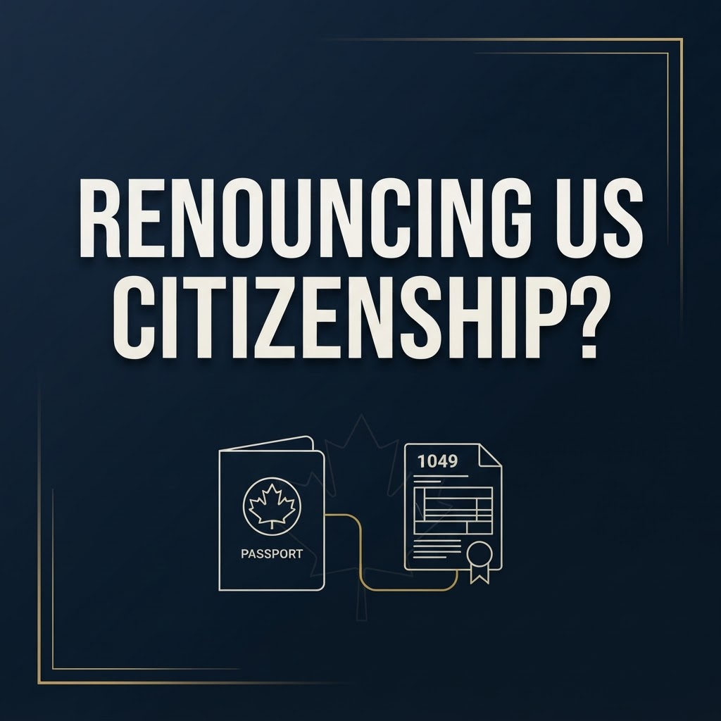 Renouncing US Citizenship While Living in Canada: Tax Considerations