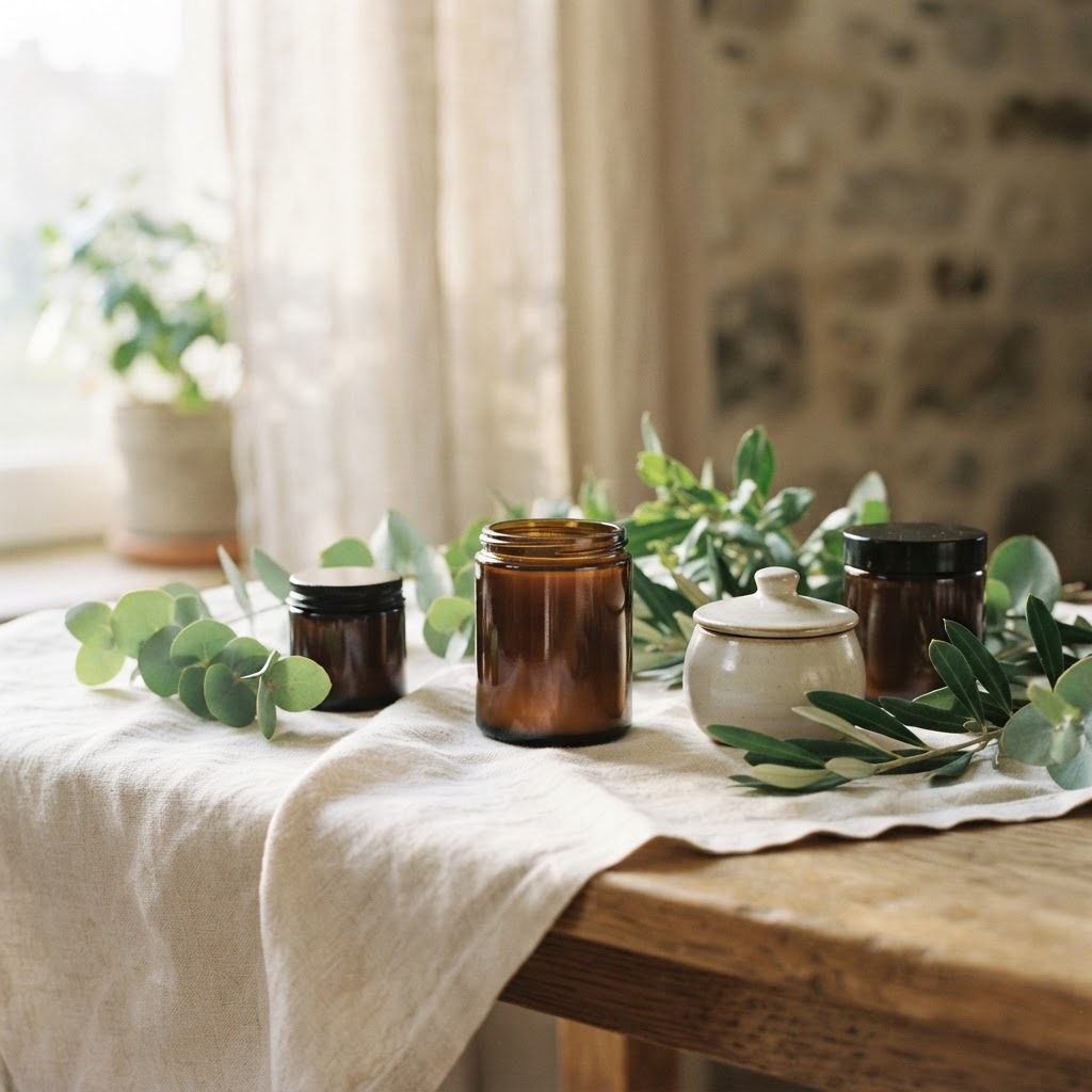 Natural skincare with botanical ingredients