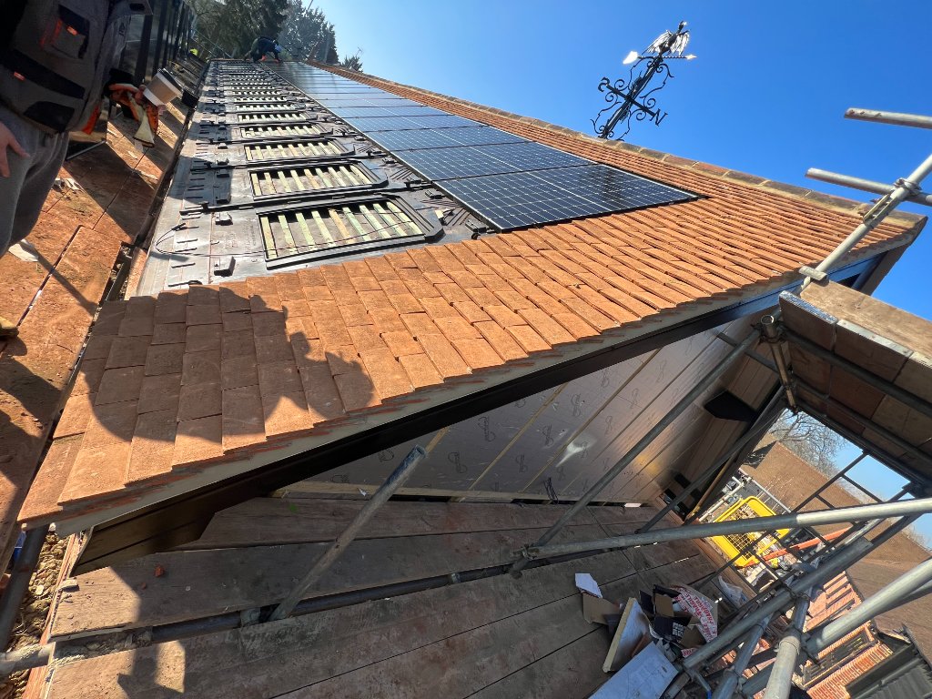 Flat Roof — Torch-on Under-layer Being Laid, Essex