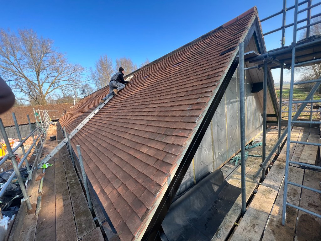 Flat Roof — Overhead Completed View, Essex