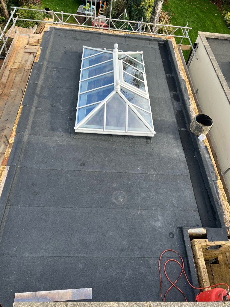 Flat Roof with Velux Rooflight — Kitchen Extension, Essex