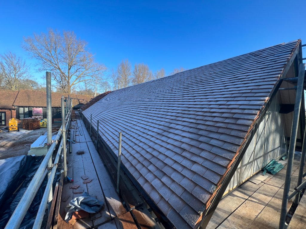Barn Roof — Solar Integration Complete, Hertfordshire