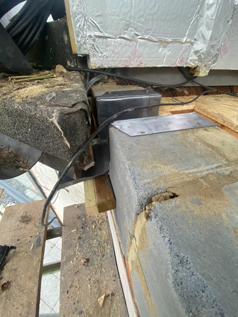 Pitched Roof — Clay Tile Re-roof Scaffolded, Essex