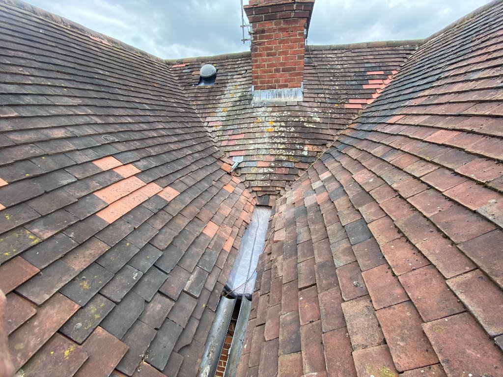 Solar Panel Array — Installed on Tile Roof