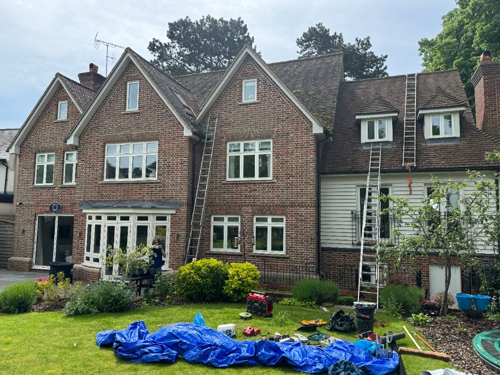 Large Detached — Rear Elevation Scaffolded