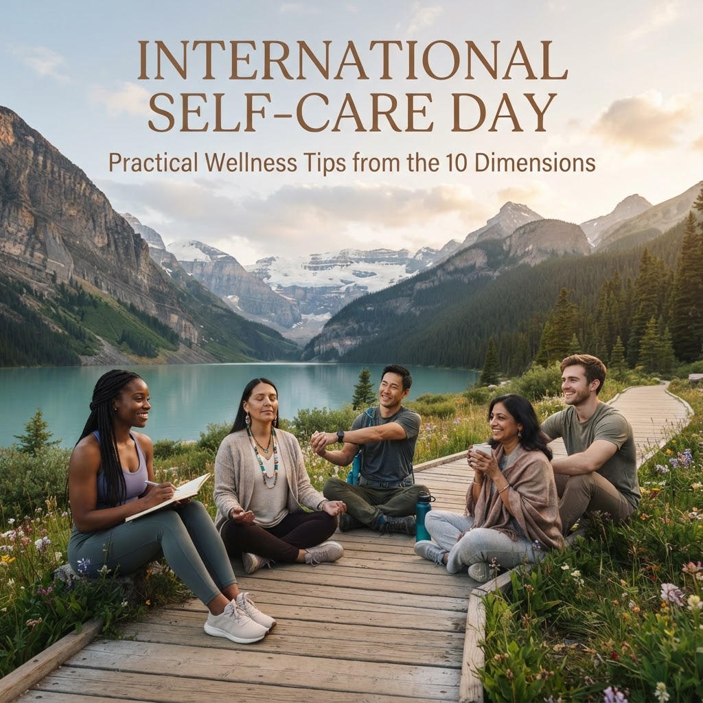 International Self-Care Day: Practical Wellness Tips from the 10 Dimensions