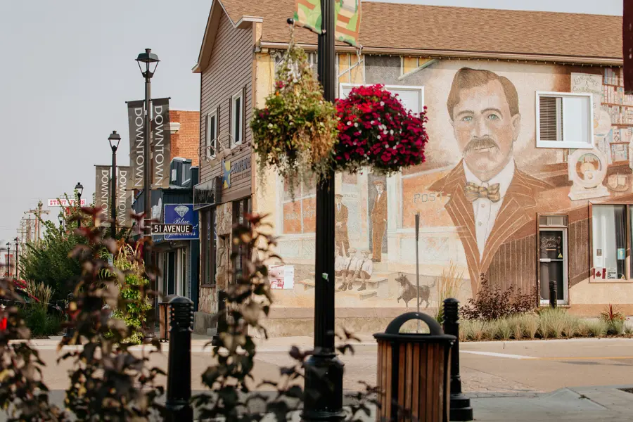 Downtown Stony Plain Alberta mural