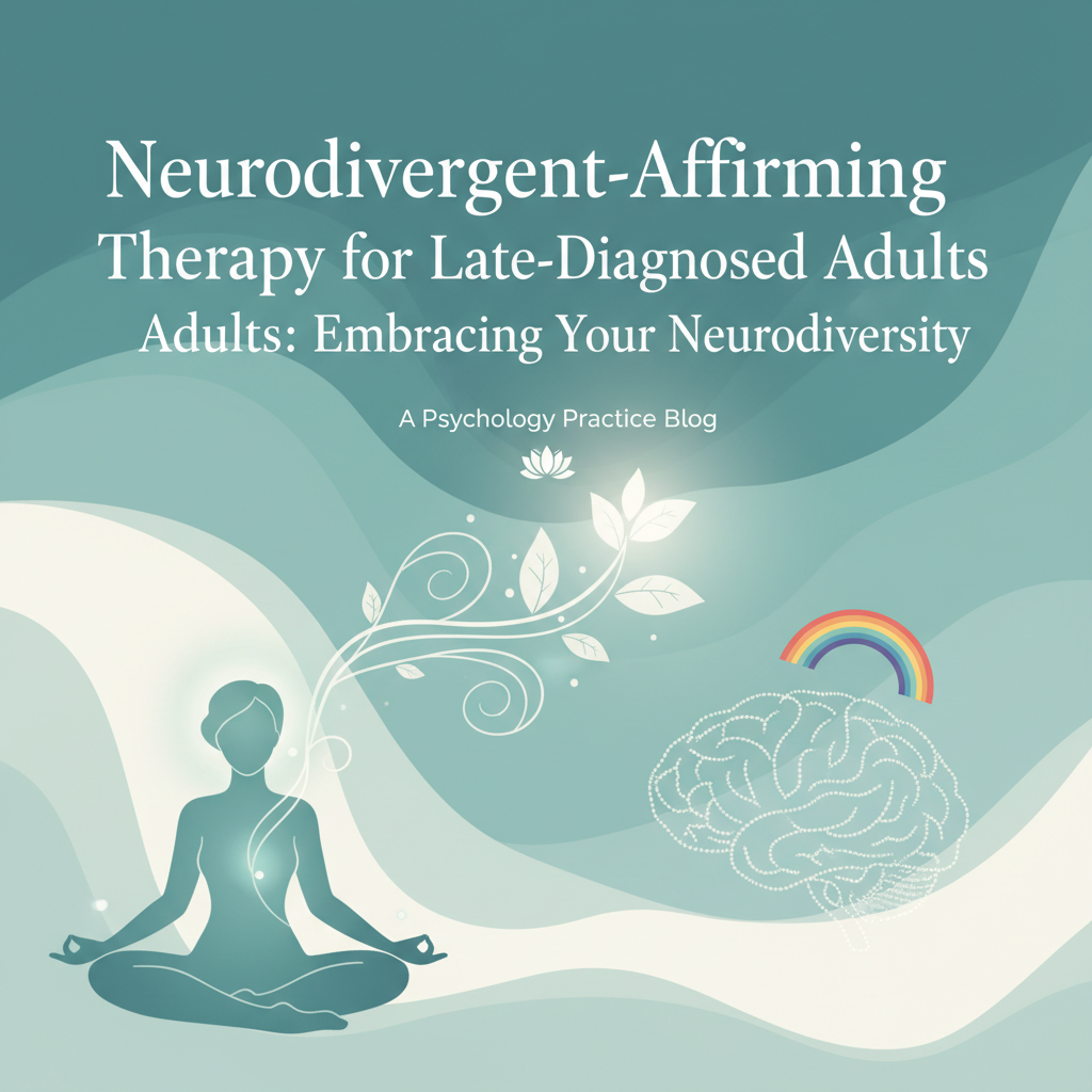 Neurodivergent-Affirming Therapy for Late-Diagnosed Adults: Embracing Your Neurodiversity