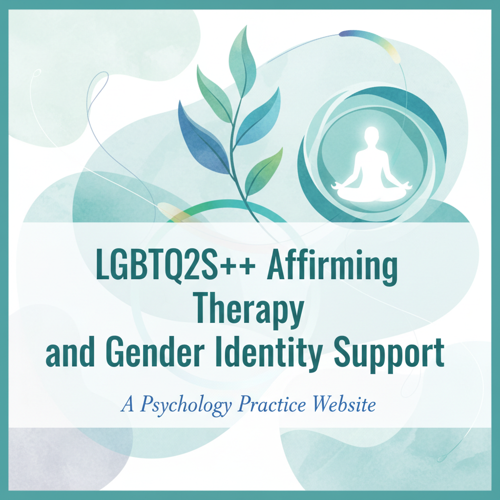 LGBTQ2S+ Affirming Therapy and Gender Identity Support