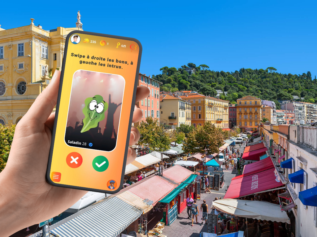 Swipe à droite les bons, à gauche les intrus