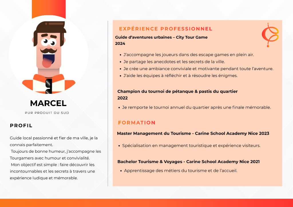 CV de Marcel