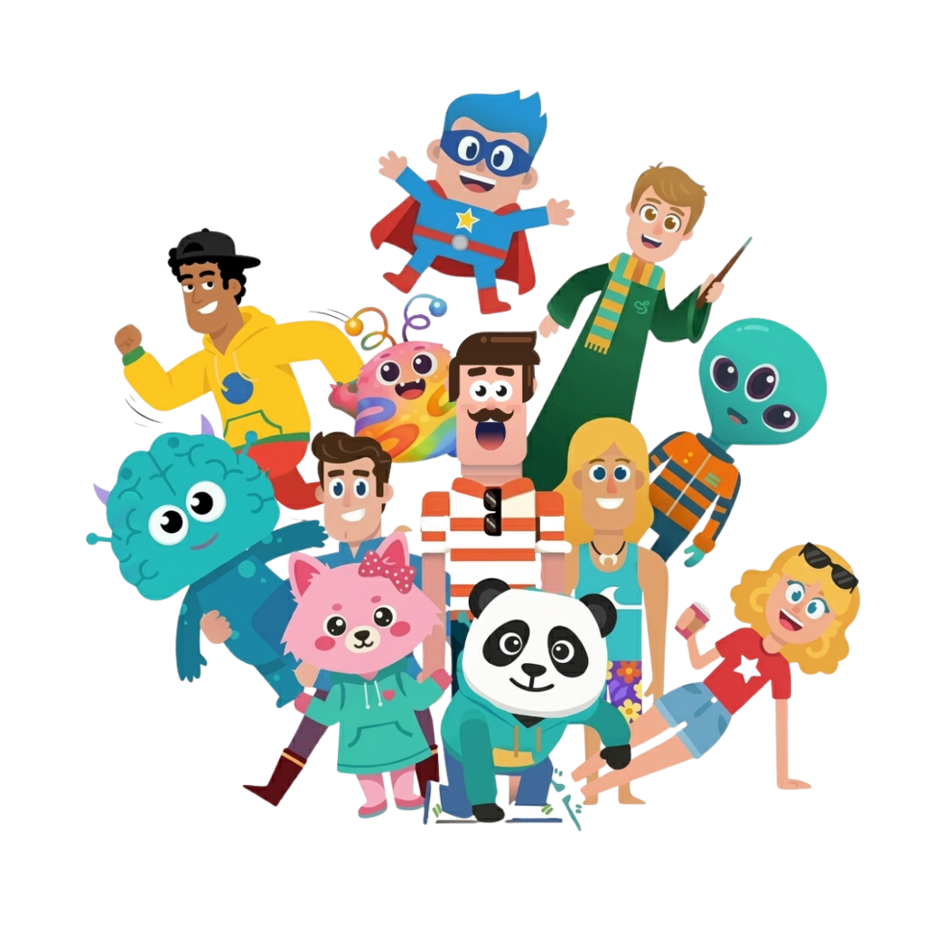 Les avatars du jeu