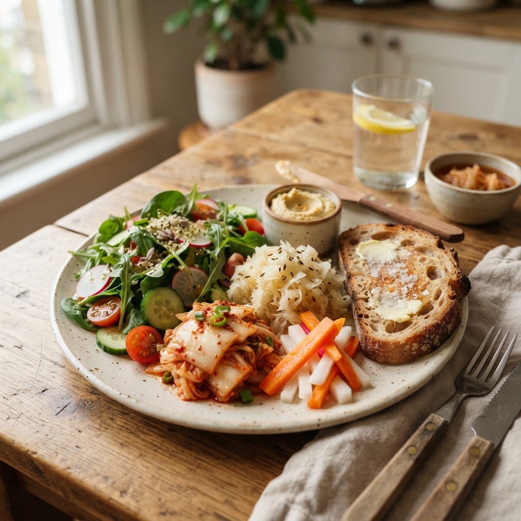 Fermented Veggie Lunch Plate