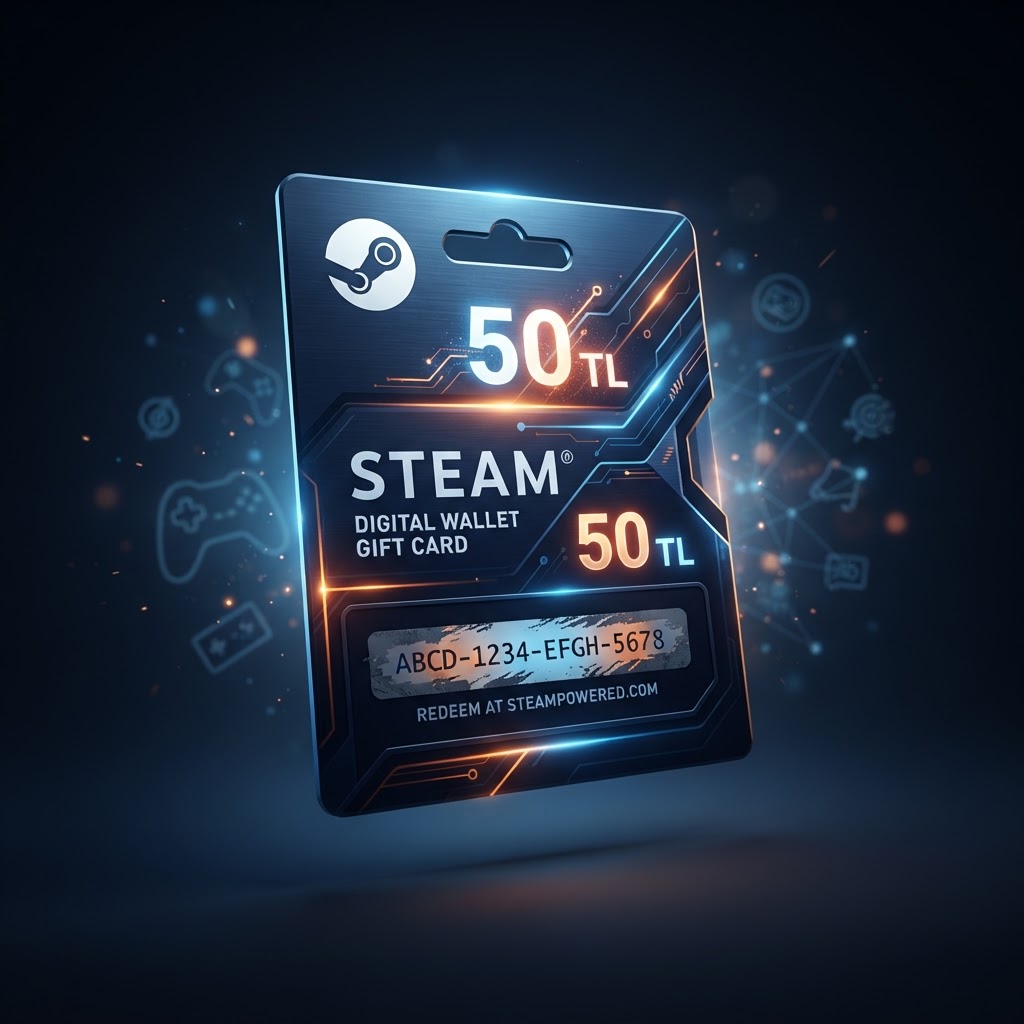 Steam 50 TL Cüzdan Kodu