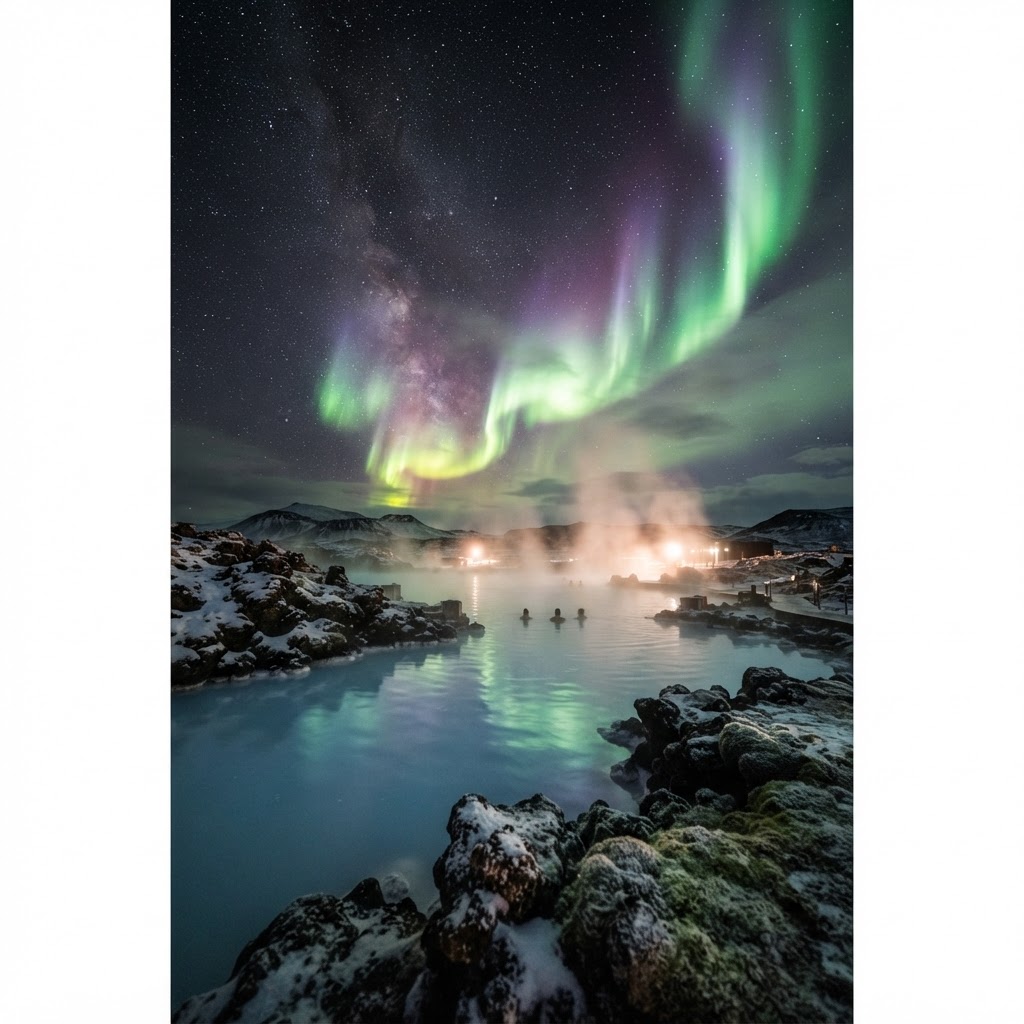 Iceland Northern Lights & Hot Spring Tour