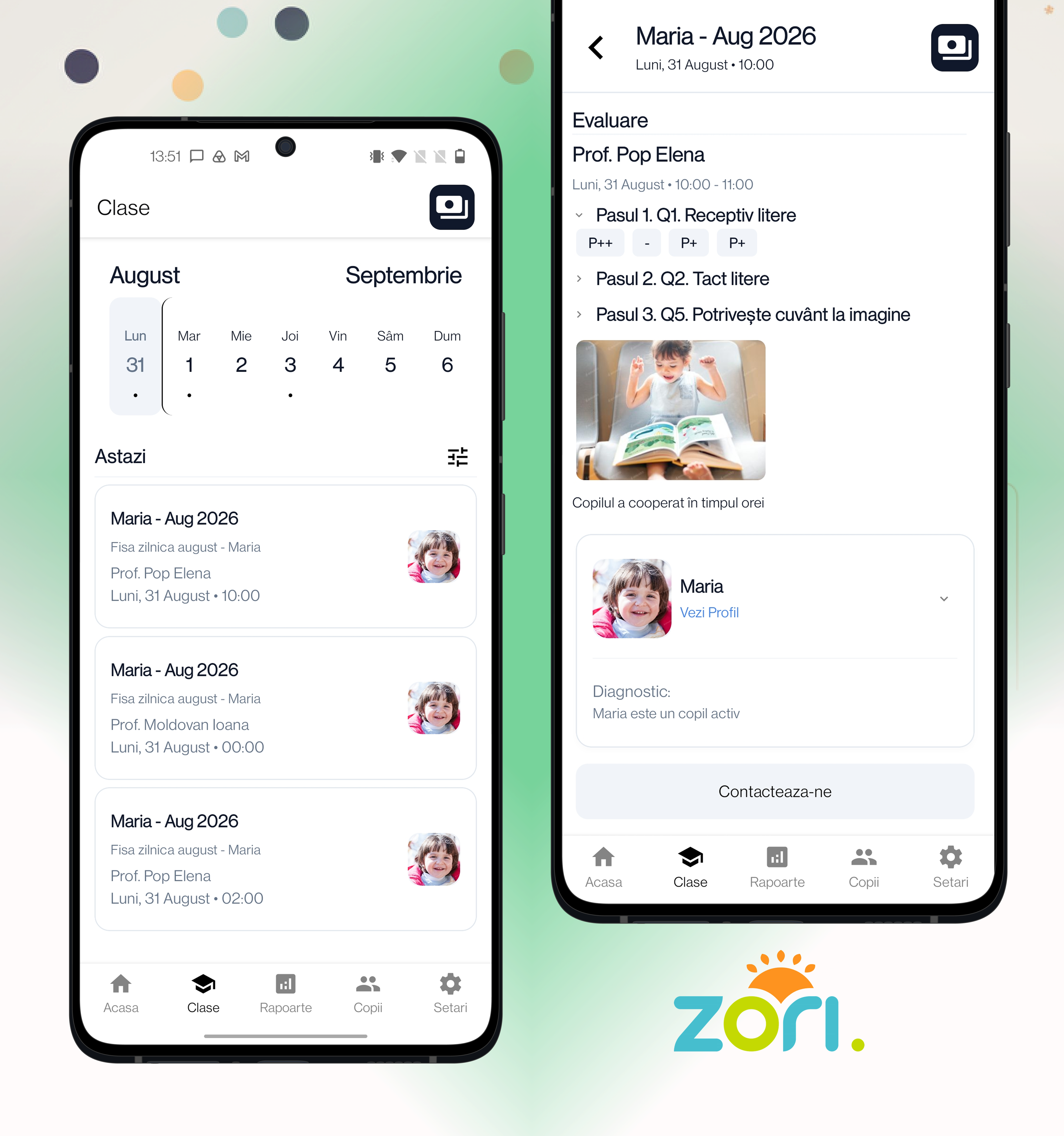 Digitalizarea proceselor din grădinița și centrul de terapie ZoriKids