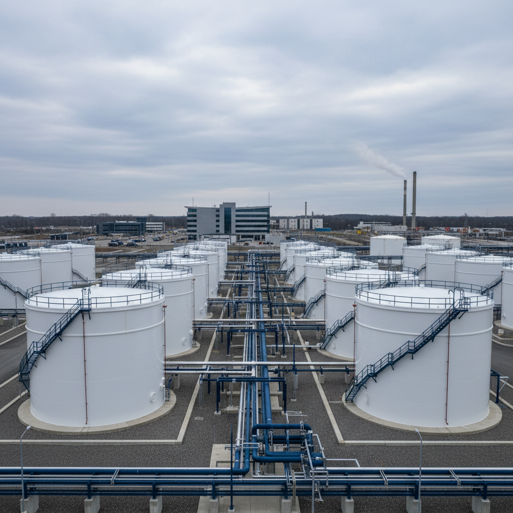Fuel storage tank farm