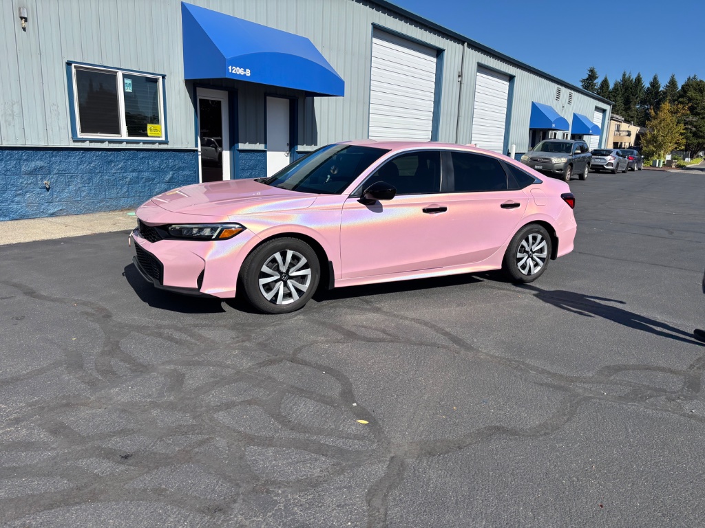Honda Civic — Pink Pearl Wrap