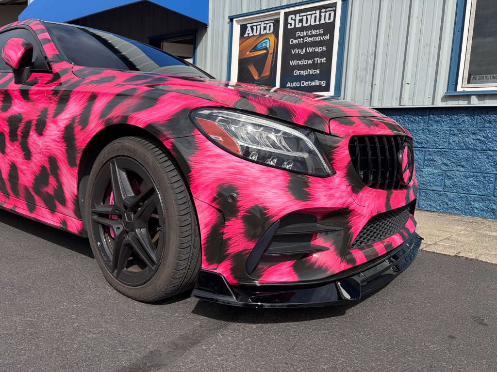 Pink Leopard Print Detail