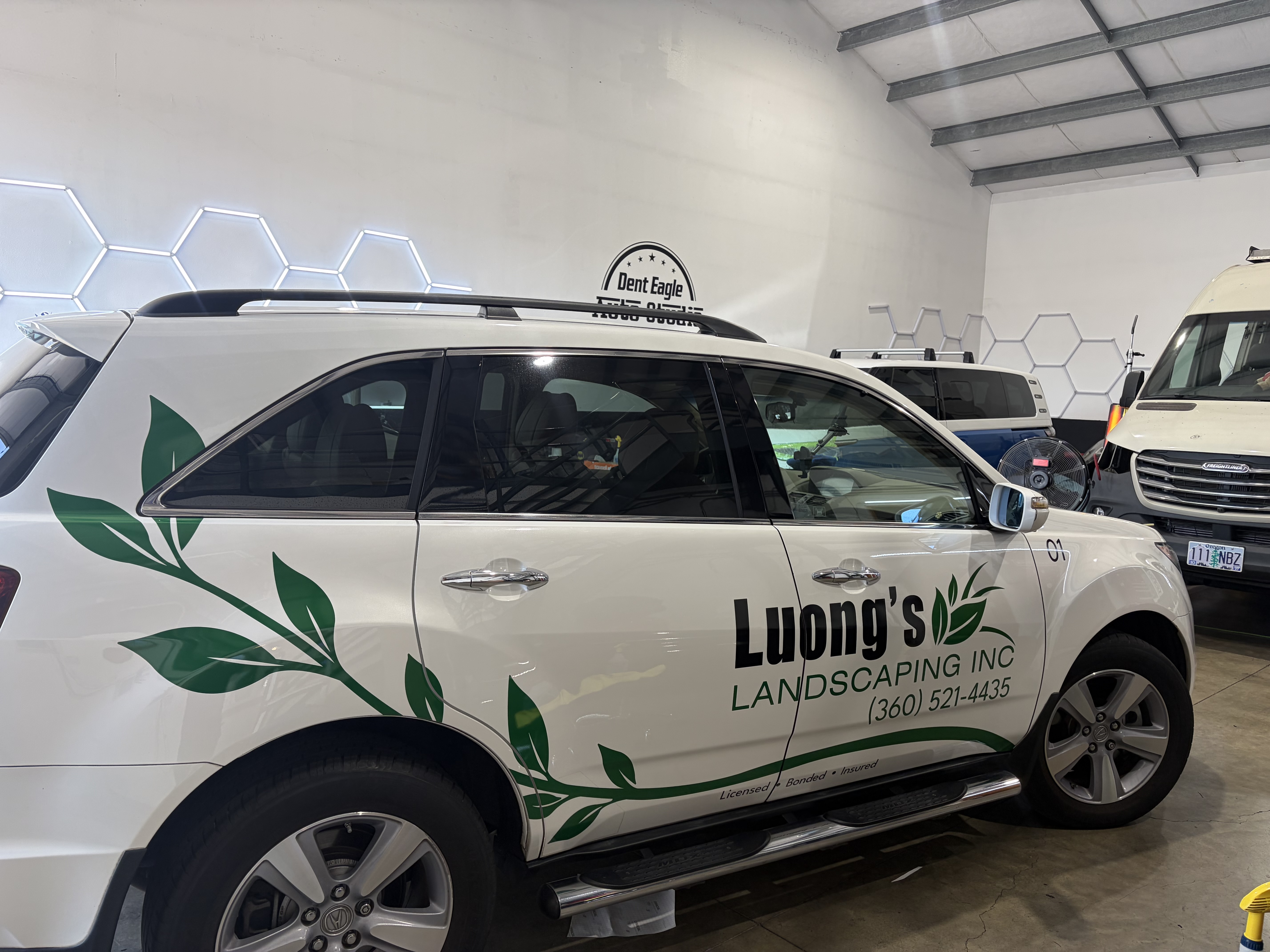 Luong's Landscaping — Acura MDX — commercial vehicle wrap by Auto Studio in Vancouver, WA