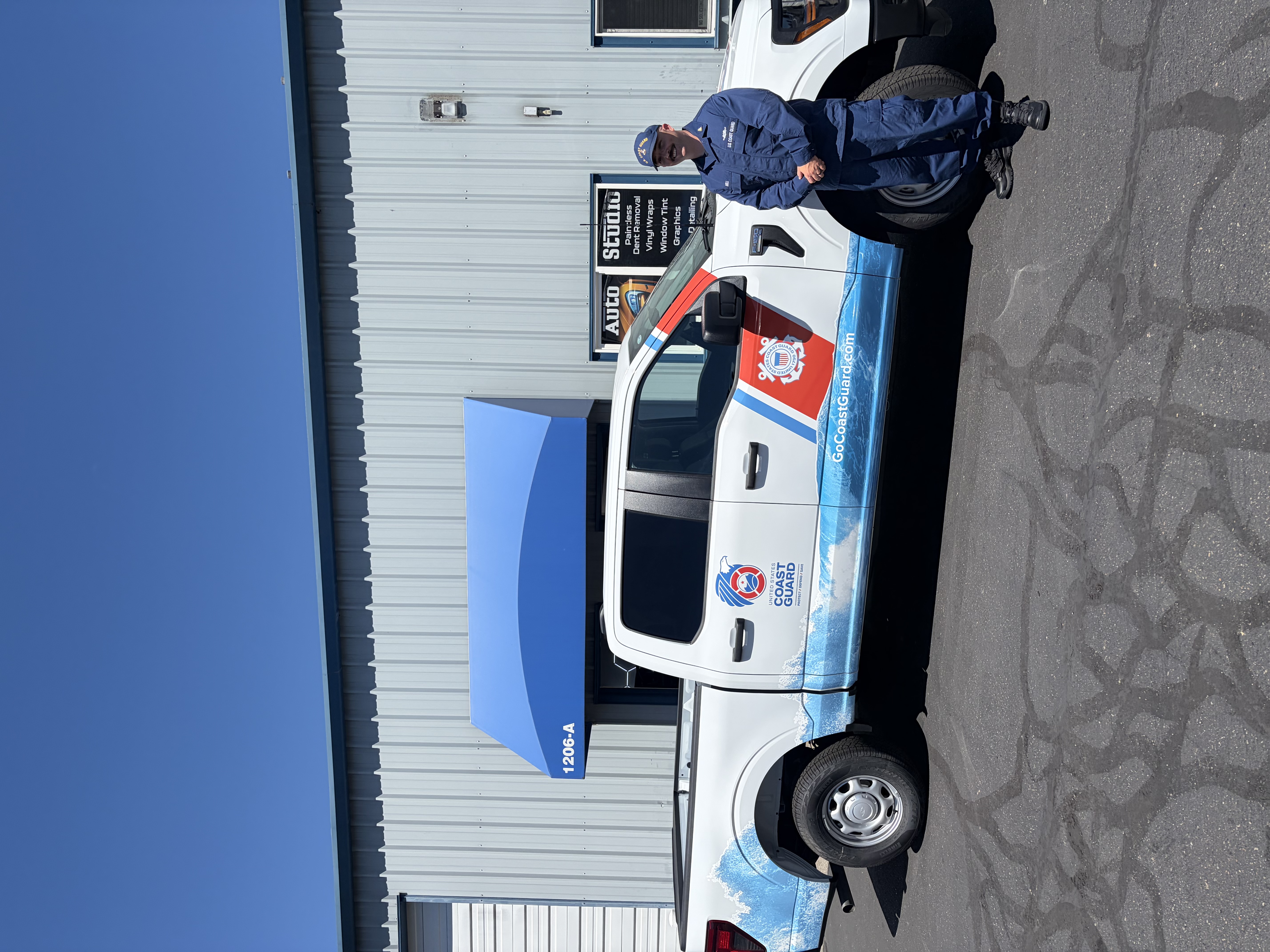 U.S. Coast Guard — Ford F-150 — commercial vehicle wrap by Auto Studio in Vancouver, WA