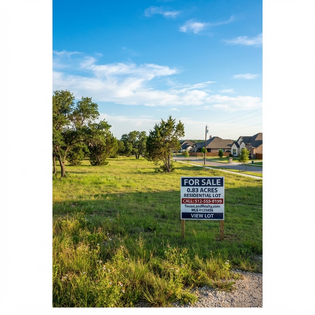 Texas land lot for sale