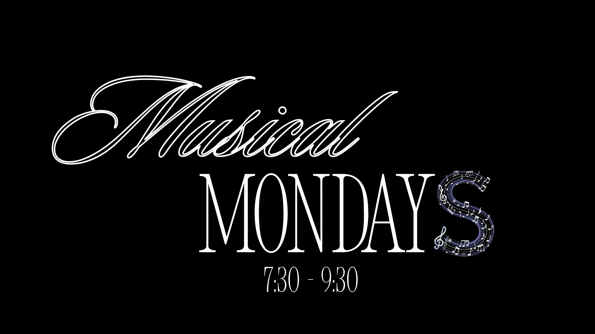 Musical Mondays at The West End Lounge, 7:30–9:30 PM