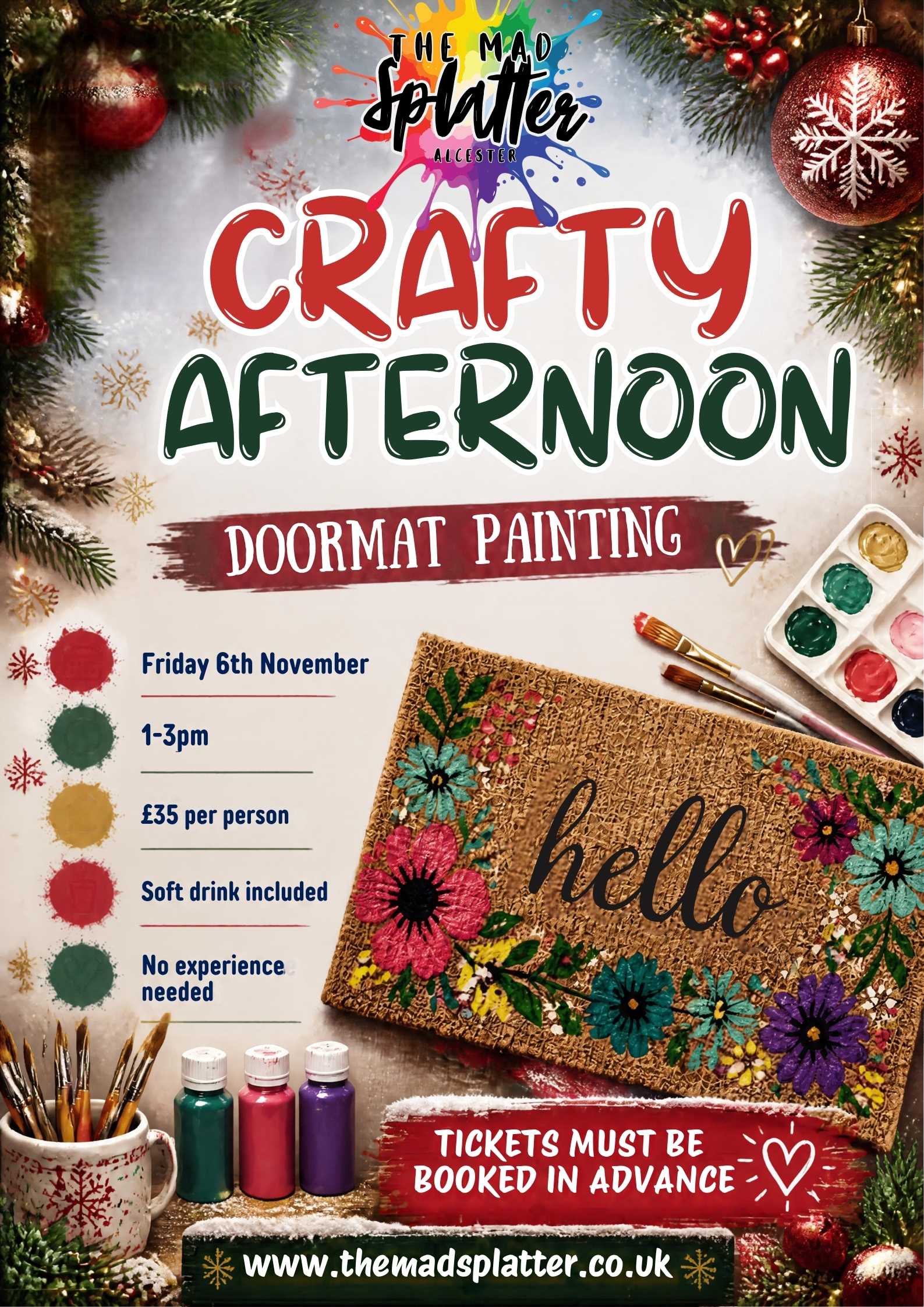 Crafty Afternoon - Mat Painting