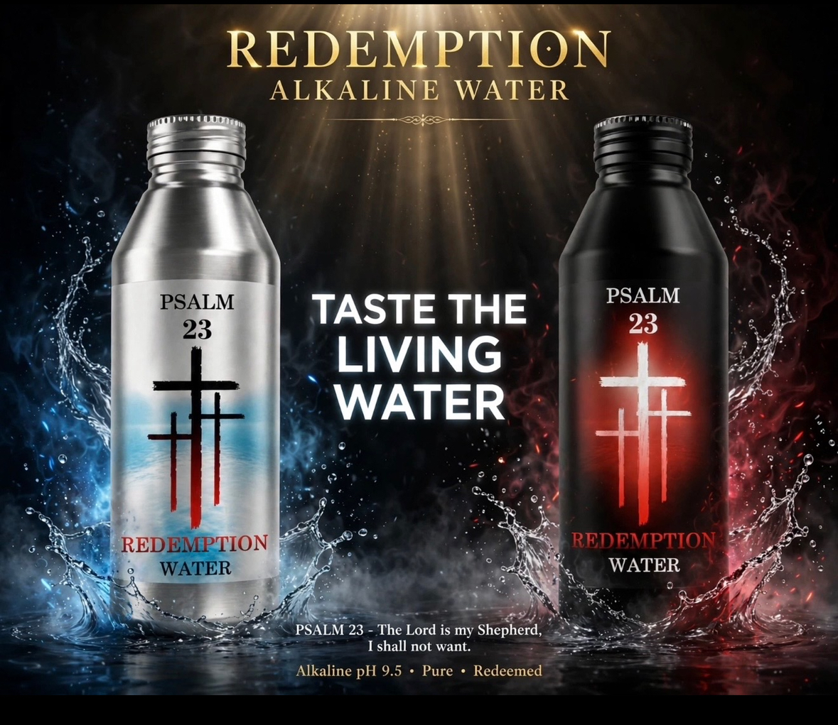 Redemption Alkaline Water — Taste the Living Water