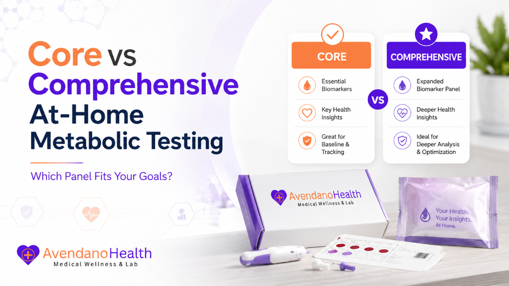 Core vs Comprehensive At-Home Metabolic Testing: Which Panel Fits Your Goals?