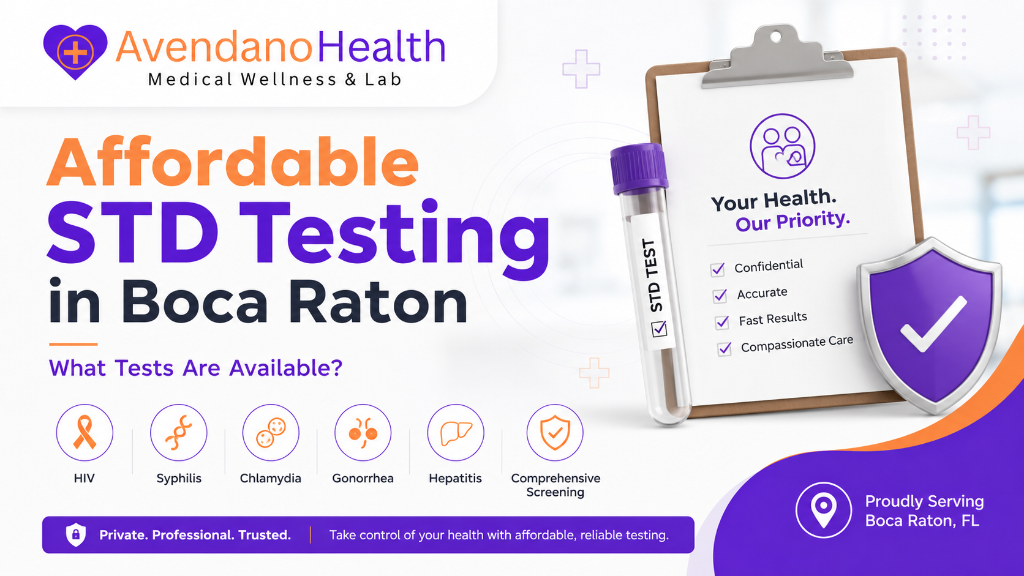 Affordable STD Testing in Boca Raton: What Tests Are Available?