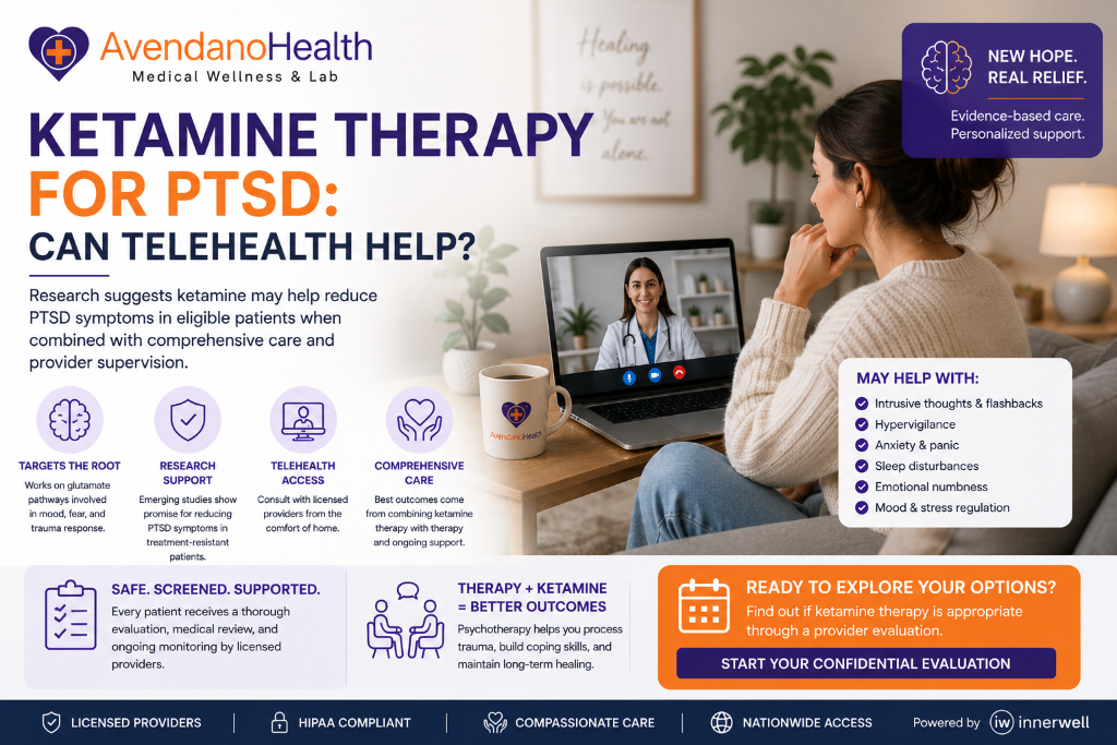 Ketamine Therapy for PTSD: Can Telehealth Help?