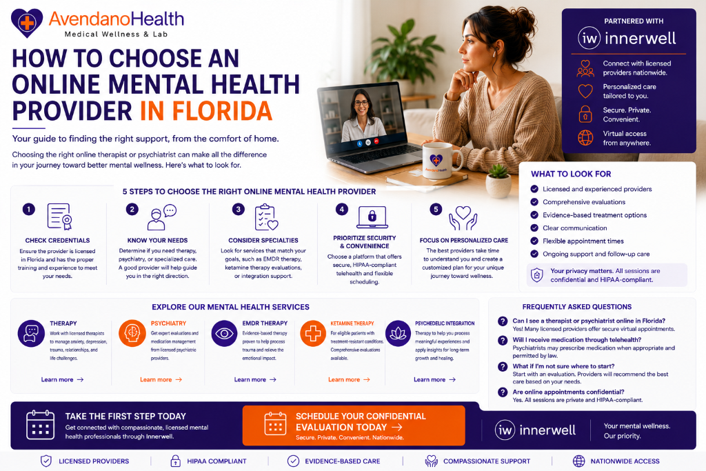 How to Choose an Online Mental Health Provider in Florida