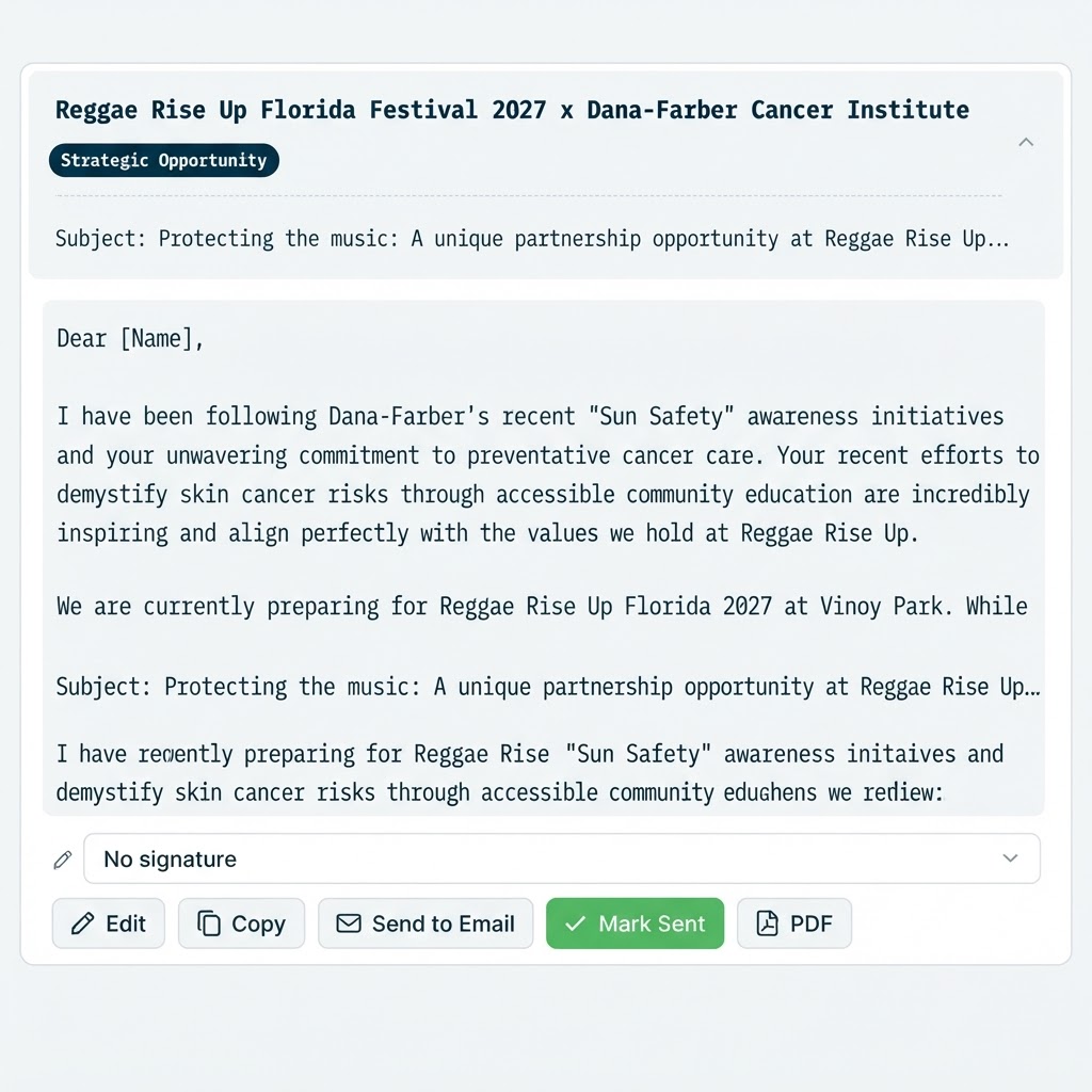 Curated Outreach