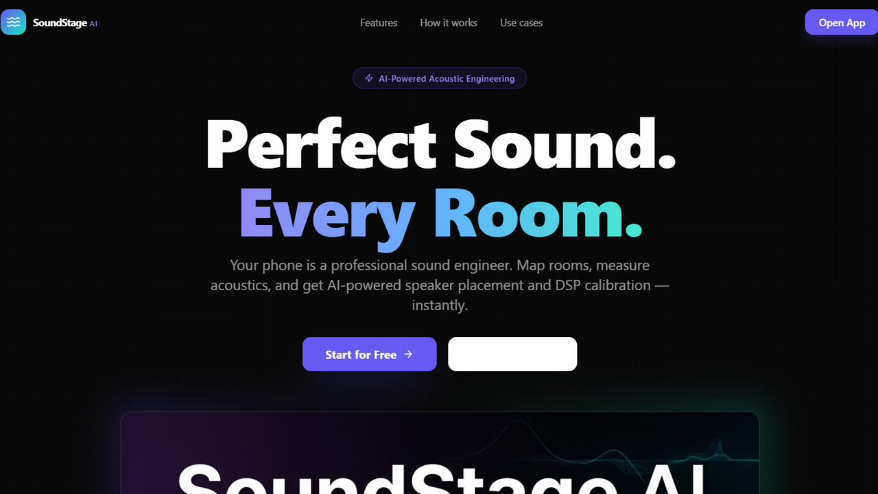 SoundStage AI template preview
