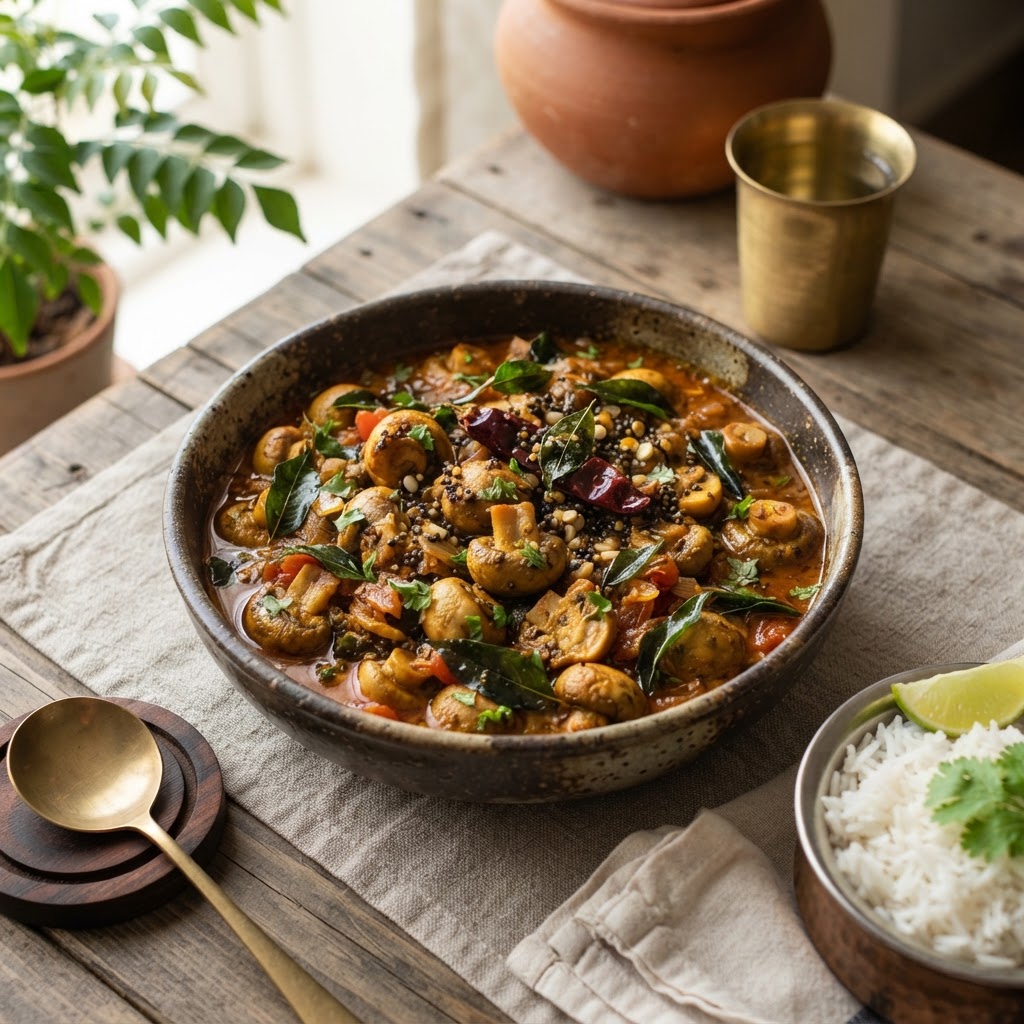 Mushroom Pulav