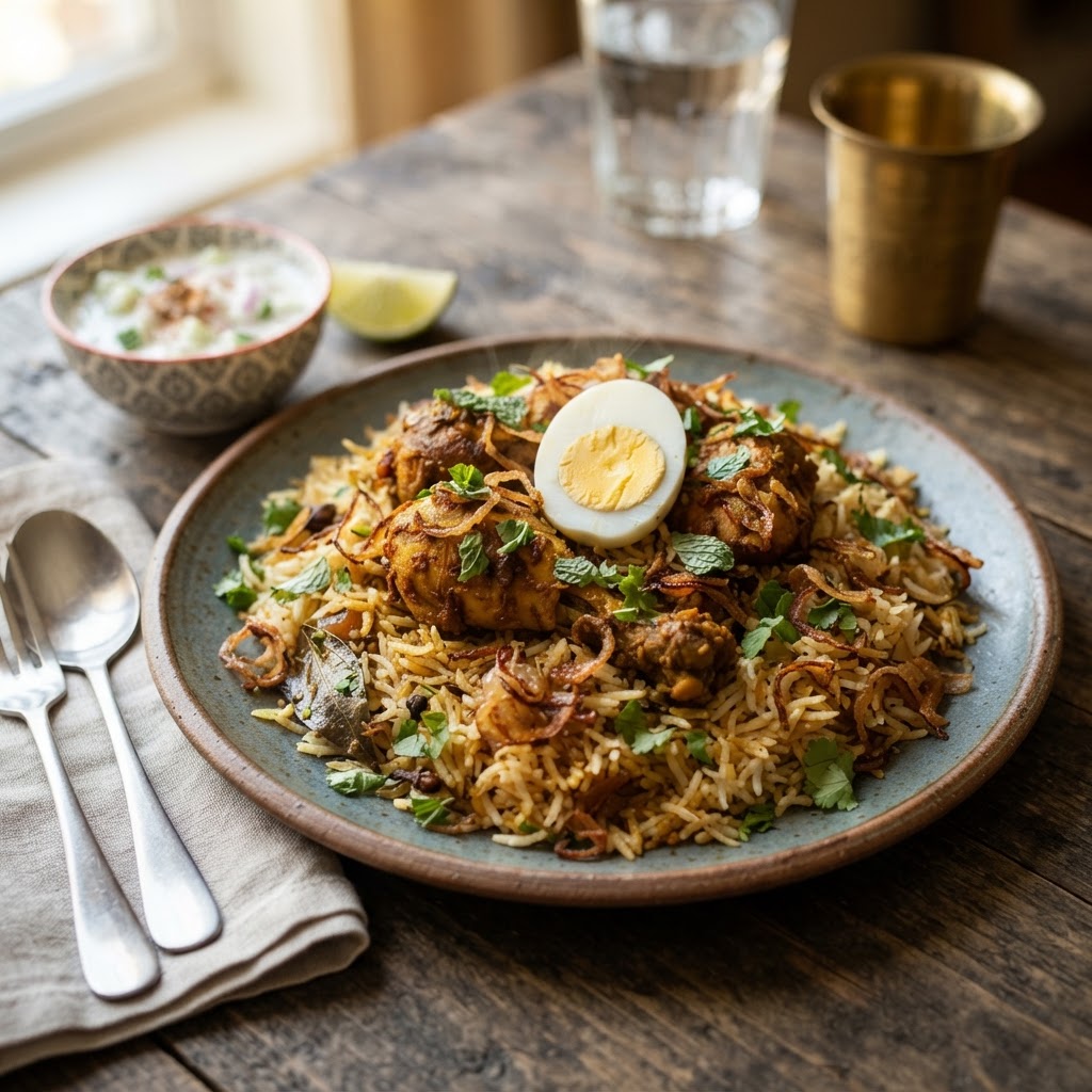 Chettinad Chicken Biryani
