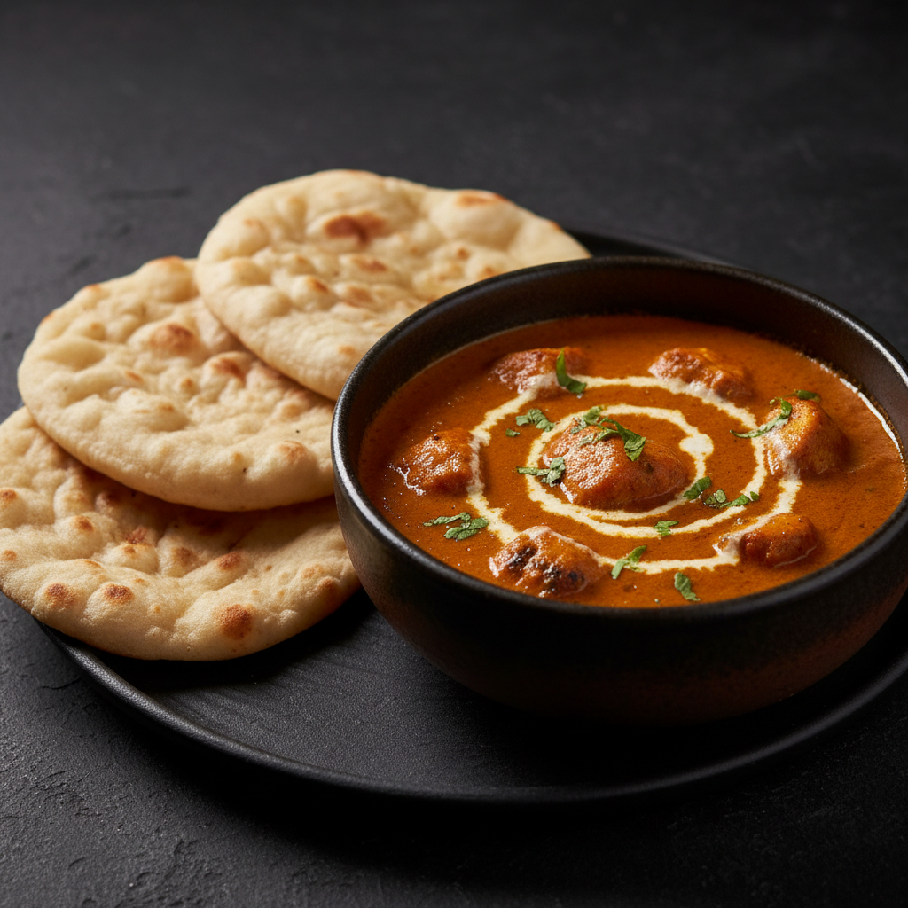 Butter Chicken & Roti Butter Chicken Masala with Roti – Indian non-veg tiffin delivery in Waterloo, Ontario