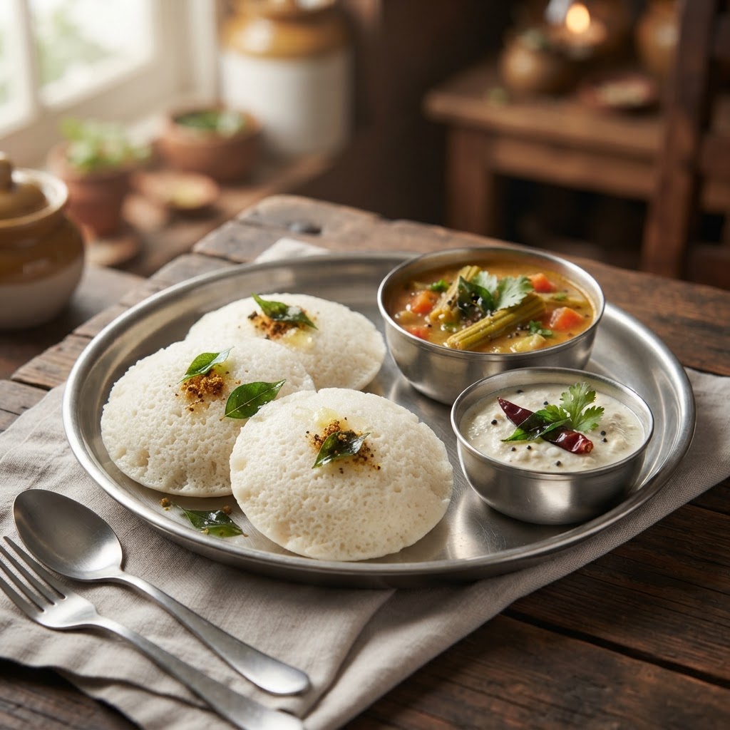 Ghee Podi Idly