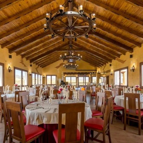 Comedor del complejo rural El Molinillo