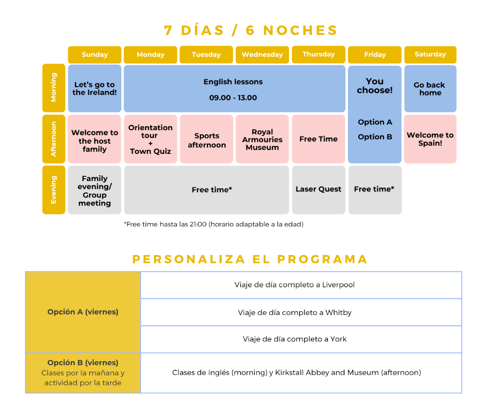 Programa Leeds 7 días