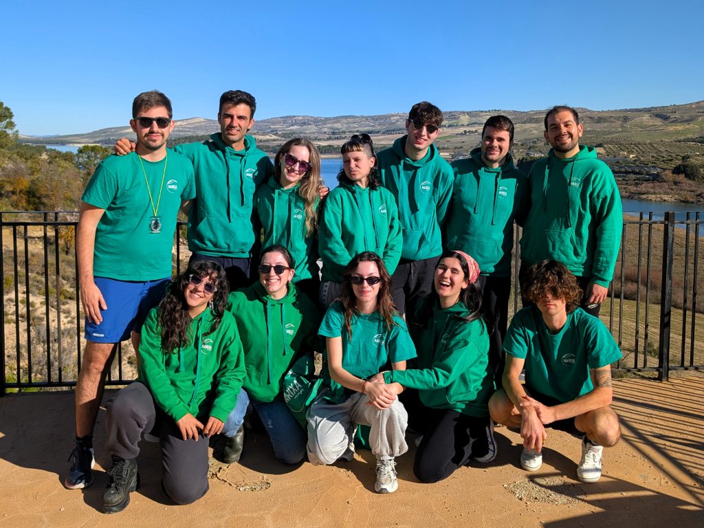 Estudiantes disfrutando en un campamento de Narixa Camps