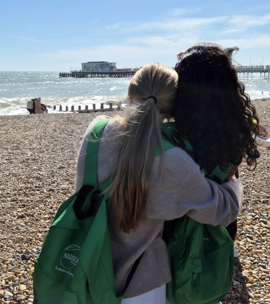 Jóvenes estudiantes en Worthing