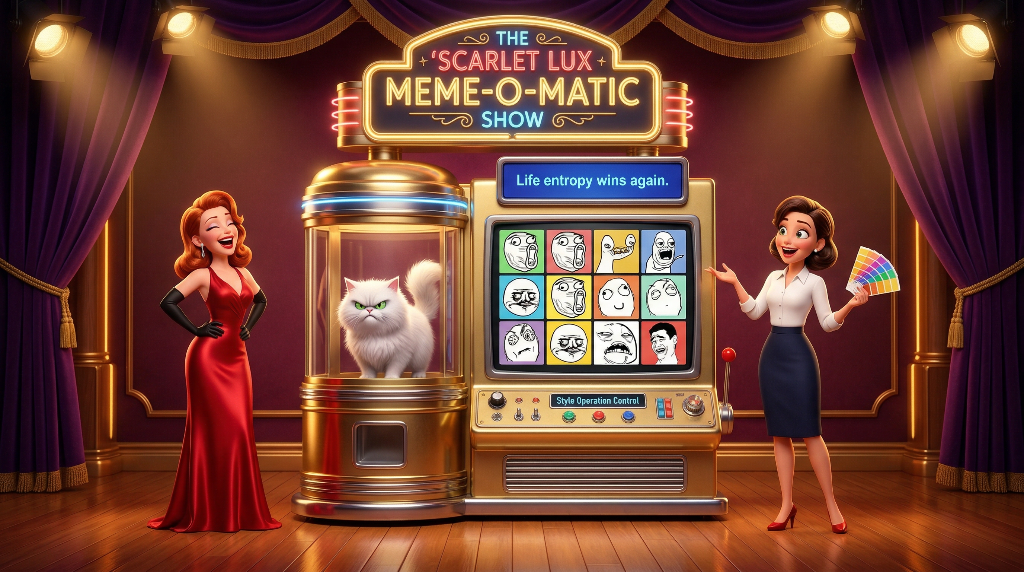 The Scarlet Lux Meme-O-Matic Show